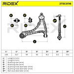 RIDEX Õõtshoob,  käändmik 273C0116