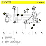 RIDEX Õõtshoob,  käändmik 273C0123