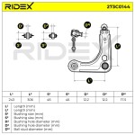 RIDEX Õõtshoob,  käändmik 273C0144
