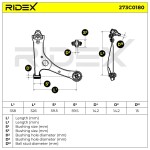 RIDEX Õõtshoob,  käändmik 273C0180