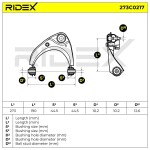RIDEX Õõtshoob,  käändmik 273C0217