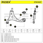 RIDEX Õõtshoob,  käändmik 273C0227