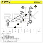 RIDEX Õõtshoob,  käändmik 273C0257