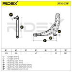 RIDEX Õõtshoob, käändmik 273C0381