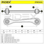 RIDEX Õõtshoob,  käändmik 273C0414