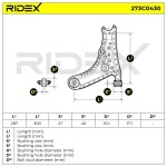 RIDEX Õõtshoob,  käändmik 273C0430