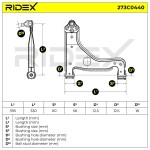 RIDEX Õõtshoob,  käändmik 273C0440