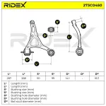 RIDEX Õõtshoob,  käändmik 273C0450