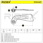 RIDEX Õõtshoob, käändmik 273C0467