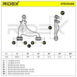RIDEX Õõtshoob, käändmik 273C0495