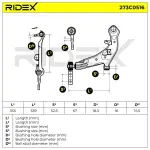 RIDEX Õõtshoob,  käändmik 273C0516