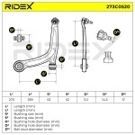 RIDEX Õõtshoob,  käändmik 273C0520