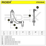 RIDEX Õõtshoob,  käändmik 273C0545