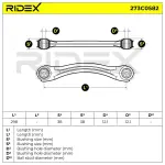 RIDEX Õõtshoob,  käändmik 273C0582