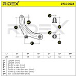 RIDEX Õõtshoob,  käändmik 273C0623