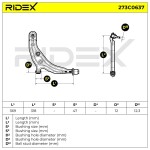 RIDEX Õõtshoob, käändmik 273C0637