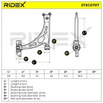 RIDEX Õõtshoob,  käändmik 273C0707