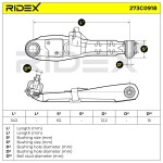 RIDEX Õõtshoob,  käändmik 273C0918