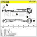 RIDEX Õõtshoob,  käändmik 273C2295