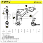RIDEX Õõtshoob,  käändmik 273C2408