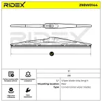 RIDEX Klaasipuhastaja kumm 298W0144