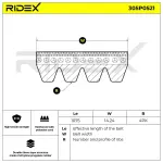 RIDEX Soonrihm 305P0521