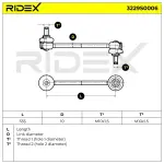 RIDEX Stabilisaatorivarras 3229S0006