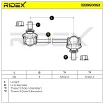 RIDEX Stabilisaatorivarras 3229S0052