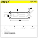 RIDEX Stabilisaatorivarras 3229S0106