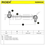 RIDEX Stabilisaatorivarras 3229S0245