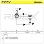 RIDEX Stabilisaatorivarras 3229S0385