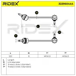 RIDEX Stabilisaatorivarras 3229S0444
