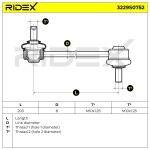 RIDEX Stabilisaatorivarras 3229S0752