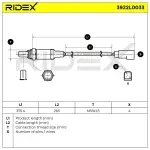 RIDEX Lambda andur 3922L0033