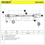 RIDEX Lambda andur 3922L0048