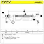 RIDEX Lambda andur 3922L0124