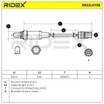 RIDEX Lambda andur 3922L0136