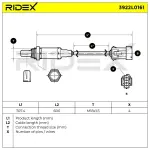 RIDEX Lambda andur 3922L0161