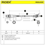 RIDEX Lambda andur 3922L0251