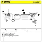RIDEX Lambda andur 3922L0479