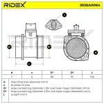 RIDEX Õhumassimõõtja 3926A0064