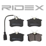 RIDEX Piduriklotsi komplekt,  ketaspidur 402B0067