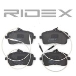 RIDEX Piduriklotsi komplekt,  ketaspidur 402B0123