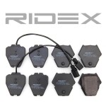 RIDEX Piduriklotsi komplekt,  ketaspidur 402B0222