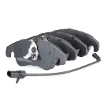 RIDEX Piduriklotsi komplekt,  ketaspidur 402B0301