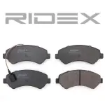 RIDEX Piduriklotsi komplekt,  ketaspidur 402B0321