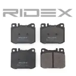 RIDEX Piduriklotsi komplekt, ketaspidur 402B0332