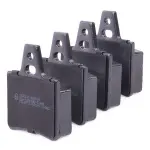 RIDEX Комплект тормозных колодок,  дисковый тормоз 402B0462