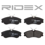 RIDEX Piduriklotsi komplekt,  ketaspidur 402B0645