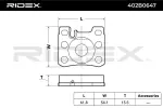 RIDEX Piduriklotsi komplekt, ketaspidur 402B0647
